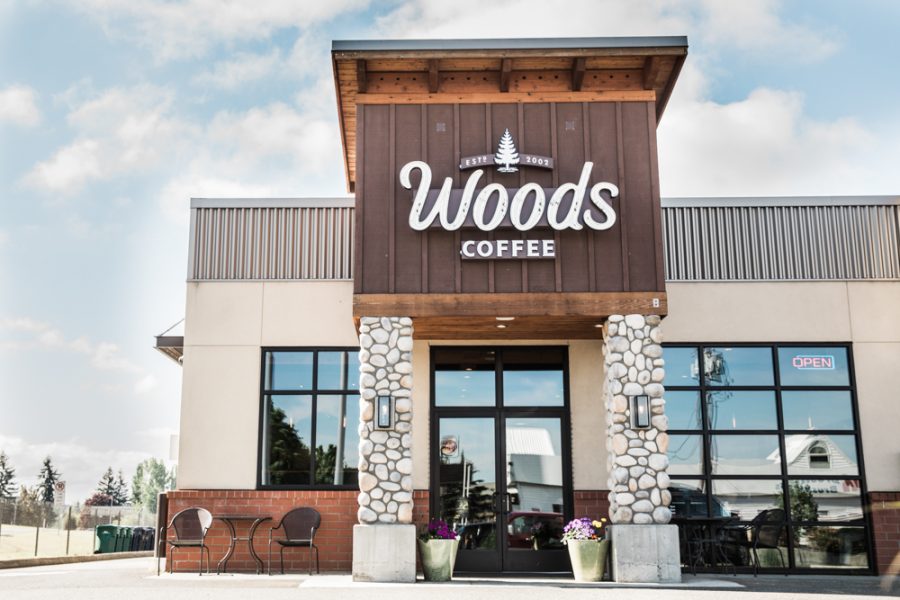 Woods Coffee College Way Eat Local First
